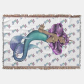 人魚のイオレ スローブランケット (正面)