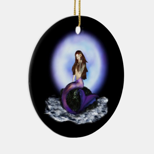 人魚のオーナメントを信じて下さい セラミックオーナメント (右)