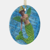 人魚のオーナメント セラミックオーナメント (右)