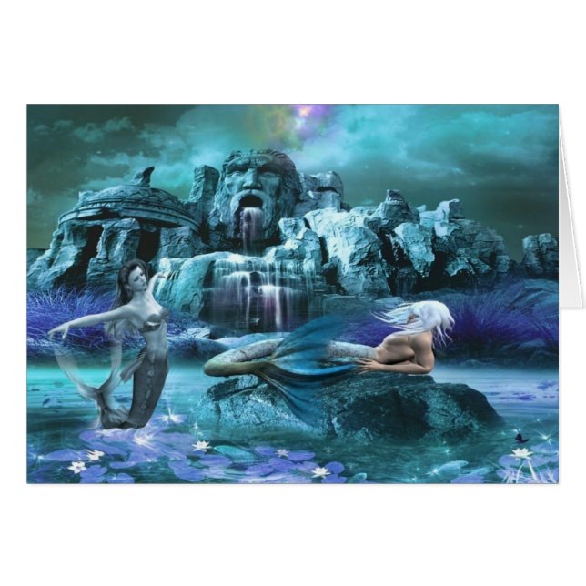 人魚のカップル (正面横)