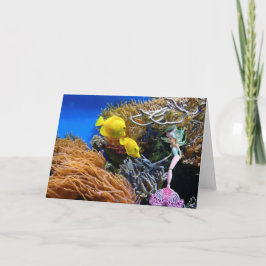 人魚のカード サンキューカード