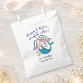 人魚のキスの白い好意のバッグ フェイバーバッグ (クリップ留めされた状態)