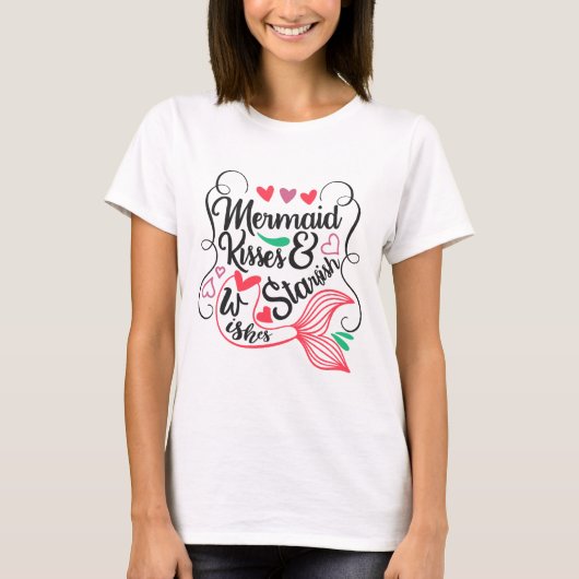 人魚のキス ヒトデの願い Tシャツ (正面)