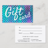 人魚のギフト券 名刺 (正面/裏面)