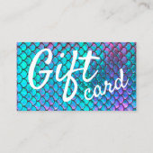 人魚のギフト券 名刺 (正面)