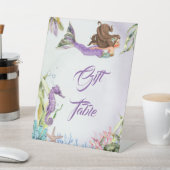 人魚のギフト歓迎フードテーブルサイン 台座サイン (インサイチュ)