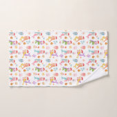 人魚のクリスマスパターン バスタオルセット (ハンドタオル)