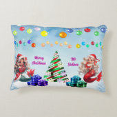 人魚のクリスマス アクセントクッション (裏面)