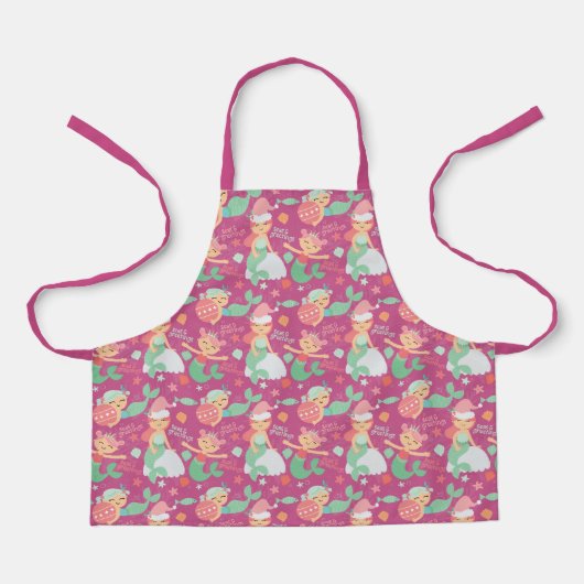 人魚のクリスマス エプロン (正面)