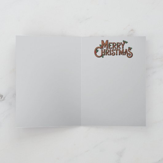 人魚のクリスマス カード (内部)