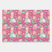 人魚のクリスマス ラッピングペーパーシート (正面)