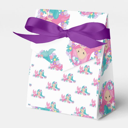 人魚のクルーパーティー海賊援護箱 フェイバーボックス (正面サイド)