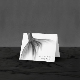 人魚のクロームテール | シルバーフォックス シマー カスタム サンキューカード