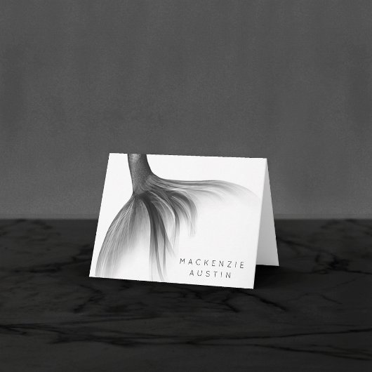 人魚のクロームテール | シルバーフォックス シマー カスタム サンキューカード