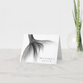 人魚のクロームテール | シルバーフォックス シマー カスタム サンキューカード (正面)