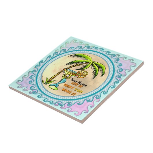 人魚のグッドライフタイル タイル (側面)