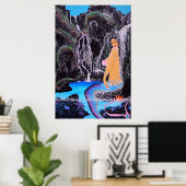 人魚のグロットシャワー ポスター (ホームオフィス)