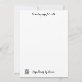 人魚のサーフェシング サンキューカード (裏面)