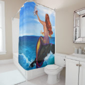 人魚のシャワー・カーテンのBath シャワーカーテン (インサイチュ)