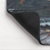 人魚のジョン・ウィリアム・ウォーターハウス神話学 マウスパッド (コーナー)