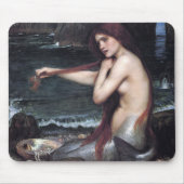 人魚のジョン・ウィリアム・ウォーターハウス神話学 マウスパッド (正面)