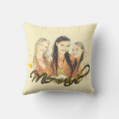 人魚のスケッチ クッション (裏面)