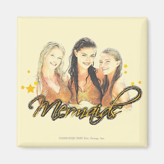 人魚のスケッチ マグネット (正面)