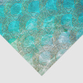 人魚のスケールのビーチの夏水海のおもしろい 薄葉紙 (詳細)