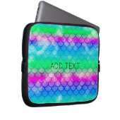 人魚のスタイル色の三層 ラップトップスリーブ (正面右)