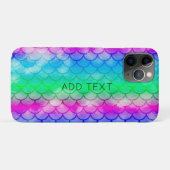 人魚のスタイル色の三層 Case-Mate iPhoneケース (裏面(横))