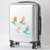 人魚のステッカー シール (スーツケース)