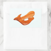 人魚のステッカー 長方形シール (バッグ)