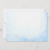 人魚のスプラッシュスプラッシュ4歳誕生日パーティーの写真 招待状 (裏面)