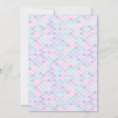 人魚のスプラッシュ 2歳の誕生日🎉 招待状 (裏面)