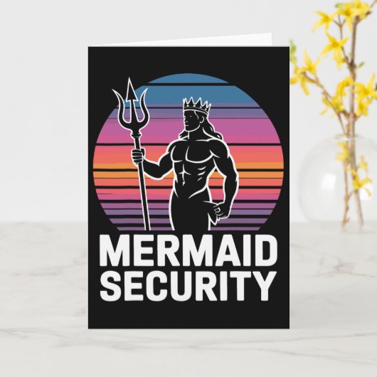 人魚のセキュリティ1 カード (黄色い花)