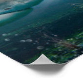 人魚のダニとサメの友人ポスター ポスター (角)