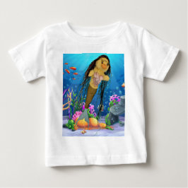 人魚のダンニ ベビーTシャツ
