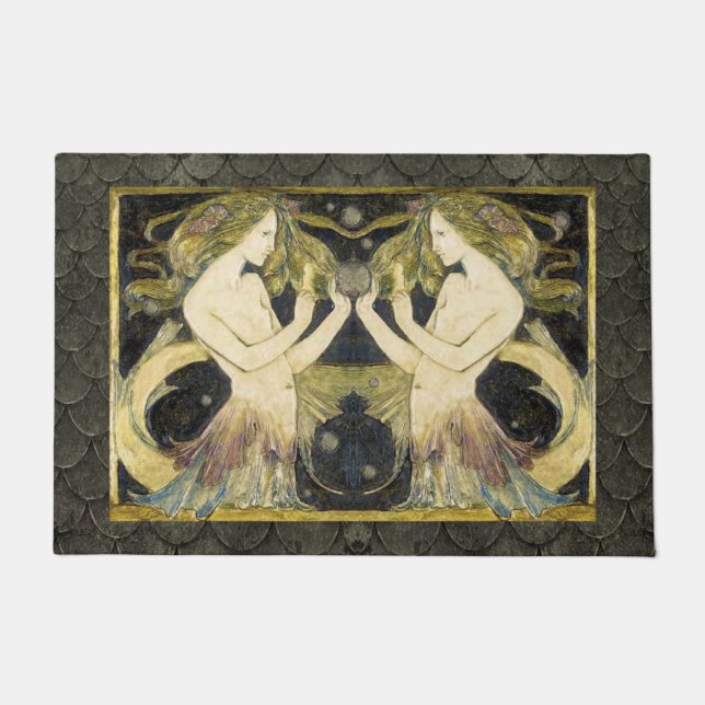 人魚のドア・マット ドアマット (正面)