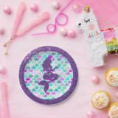 人魚のパーティーの紙皿 ペーパープレート (パーティー)