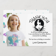 人魚のピンクとパープルの誕生日パーティー、ありがとうございました！