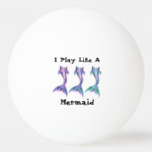 人魚のファンタジーのおとぎ話の漫画の尾 卓球ボール (正面)