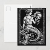 人魚のフレームアート ポストカード (正面/裏面)