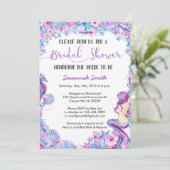 人魚のブライズシャワー招待状 招待状 (スタンド正面)