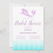 人魚のブライズシャワー招待状 招待状 (正面)