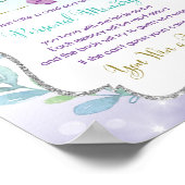 人魚のプリンセスシャワーゲーム 私は誰？ メモリーゲーム ポスター (角)