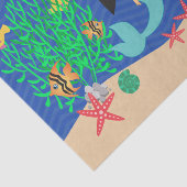 人魚のプールを囲んでのパーティ 薄葉紙 (詳細)