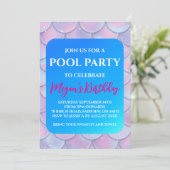 人魚のプールパーティーの招待状 招待状 (スタンド正面)