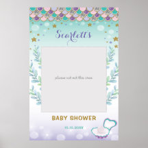 人魚のベイビーシャワー・誕生日写真撮影用小道具