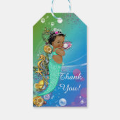 人魚のベビーシャワー ギフトタグ (裏面)