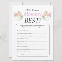 人魚のベビーシャワー。誰がママのポカドットを知っている